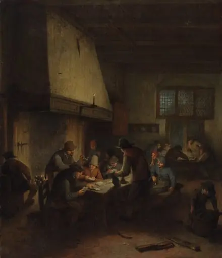 Tavern Scene, by Adriaen van Ostade