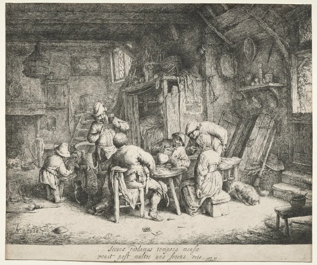 The Breakfast, by Adriaen van Ostade, 1664