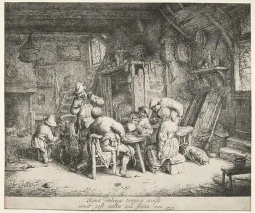 The Breakfast, by Adriaen van Ostade
