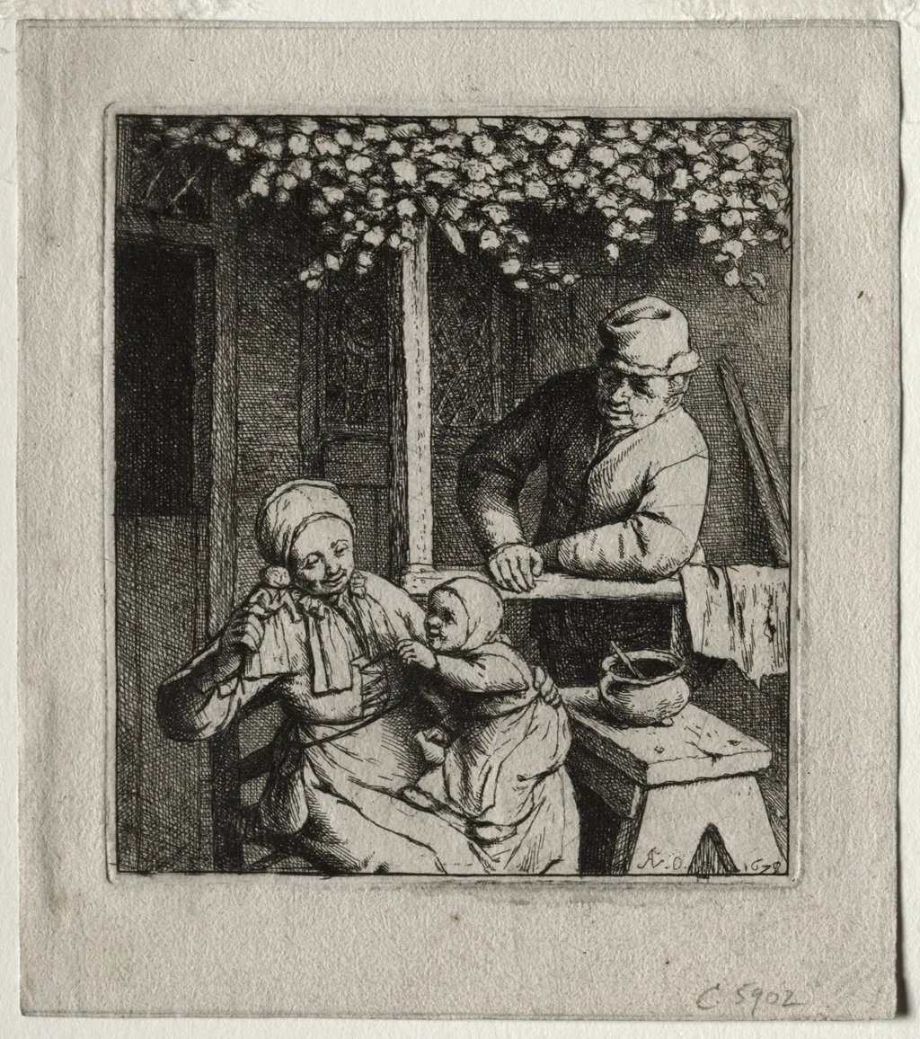 The Doll, by Adriaen van Ostade, 1678