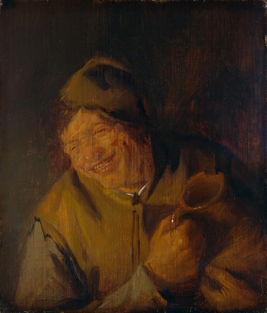 The Merry Peasant, by Adriaen van Ostade