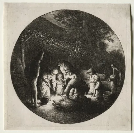 The Pigkillers, by Adriaen van Ostade