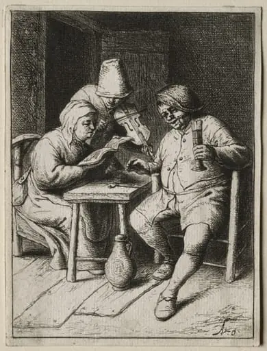 The Singer, by Adriaen van Ostade