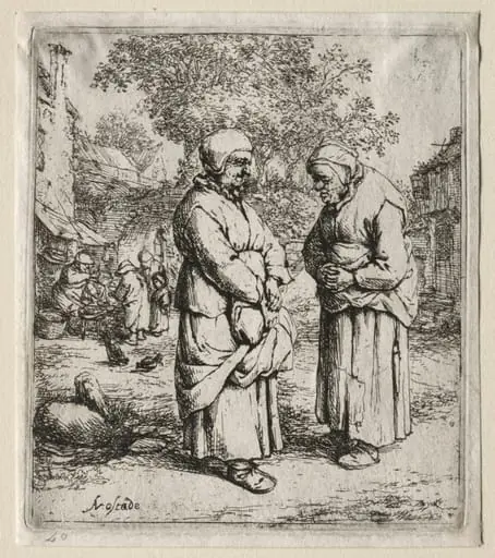 The Two Gossips, by Adriaen van Ostade