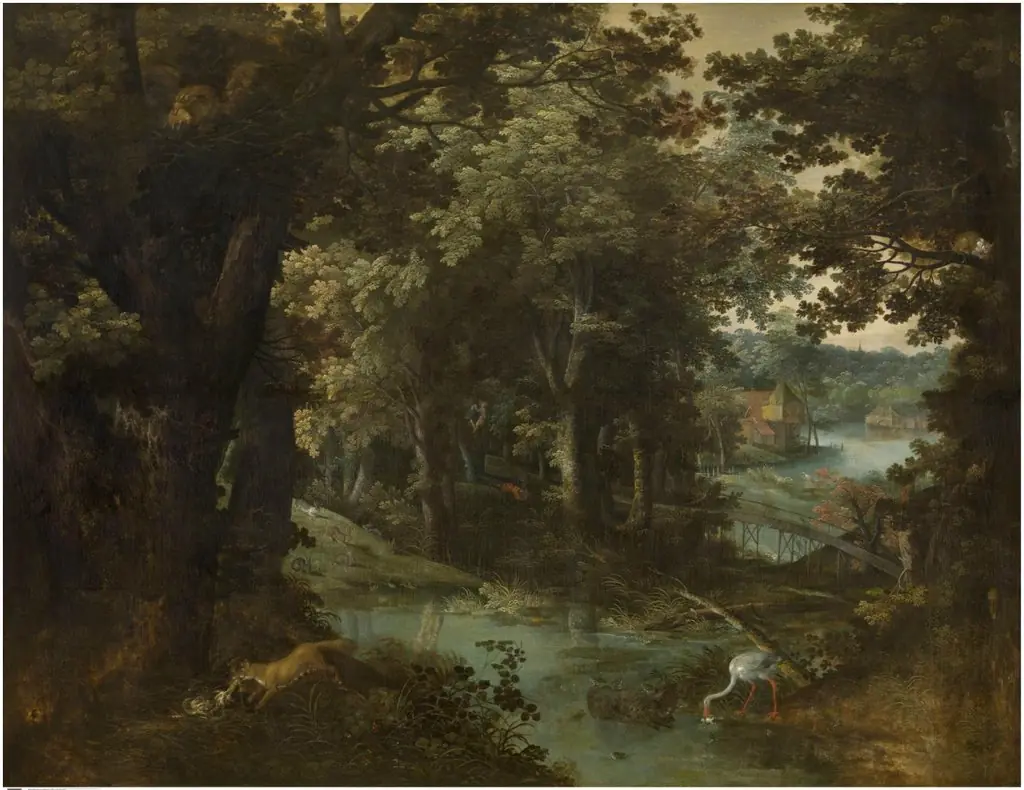 Landscape with Fables, by Adriaen van Stalbemt
