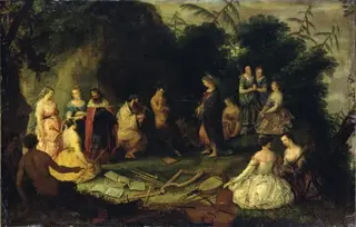 The Judgment of Midas, by Adriaen van Stalbemt, 1628