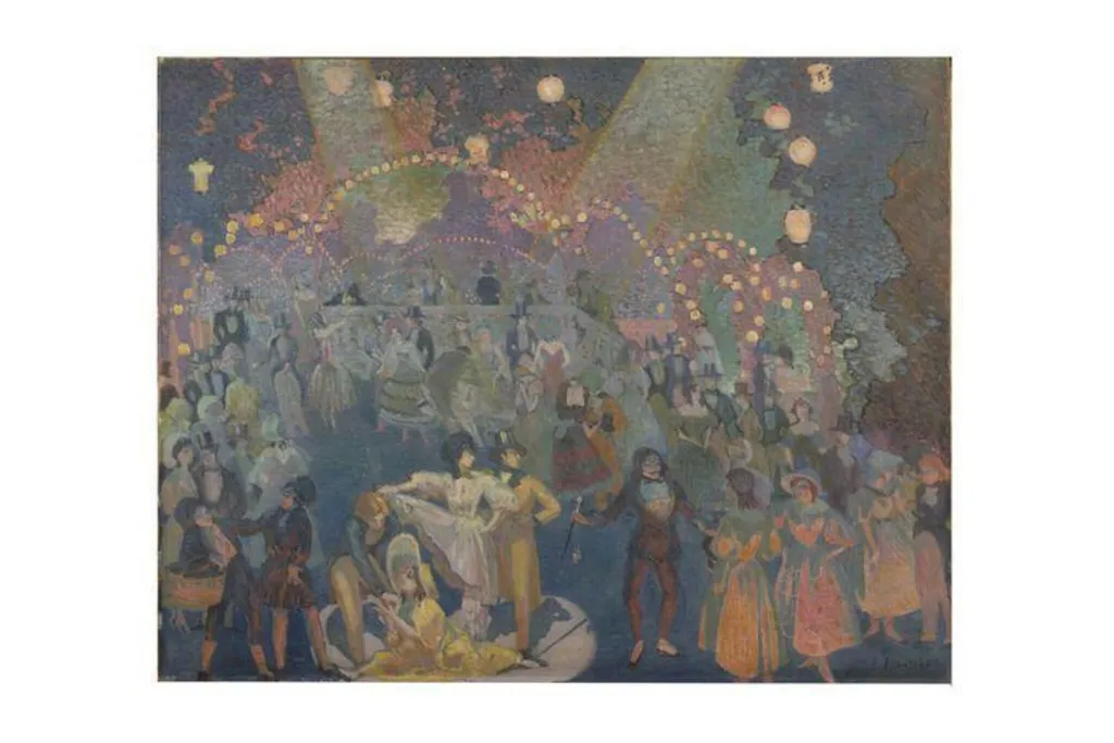 Jardin des Amoureux, by Adrian Paul Allinson, paint, 1911