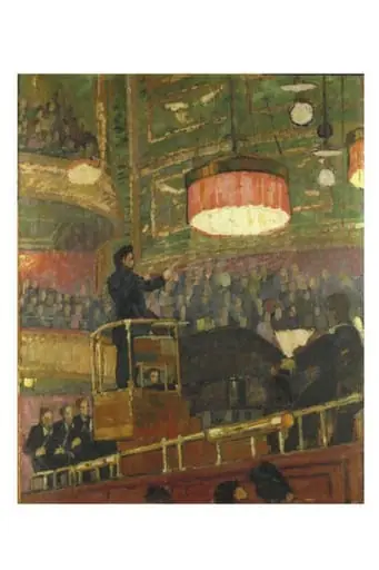 Sir Henry Wood in the Queen's Hall, by Adrian Paul Allinson