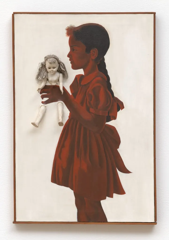 Untitled, by Adrian Piper, oil, 1966
