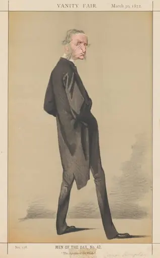 Vanity Fair: Men of the Day, No. 42 "The Apostle of the Flesh", by Adriano Cecioni