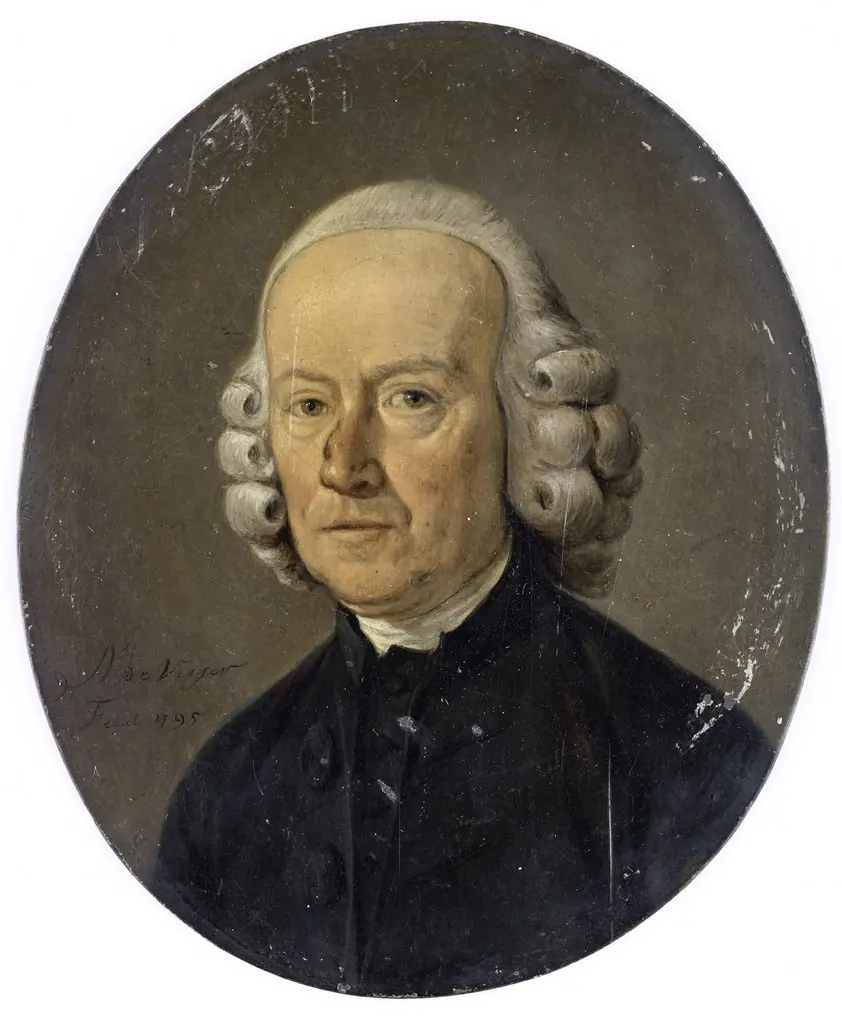 Portret van een man, by Adrianus de Visser