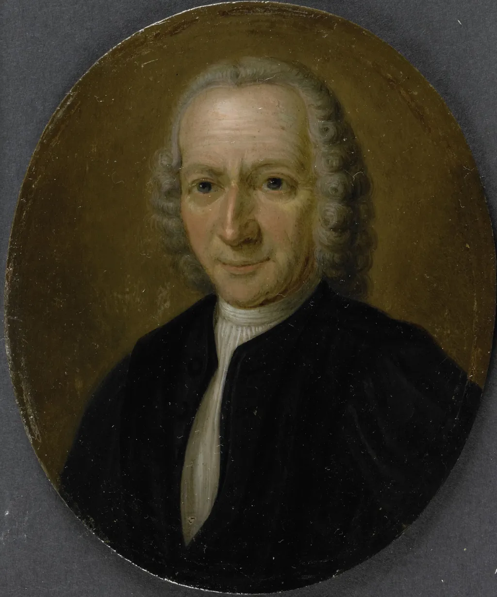Adrianus van Royen (1704-79), professor of medicine and botany in Leiden, oil, 1750