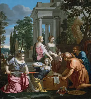 Achilles amongst Lycomede's daugthers