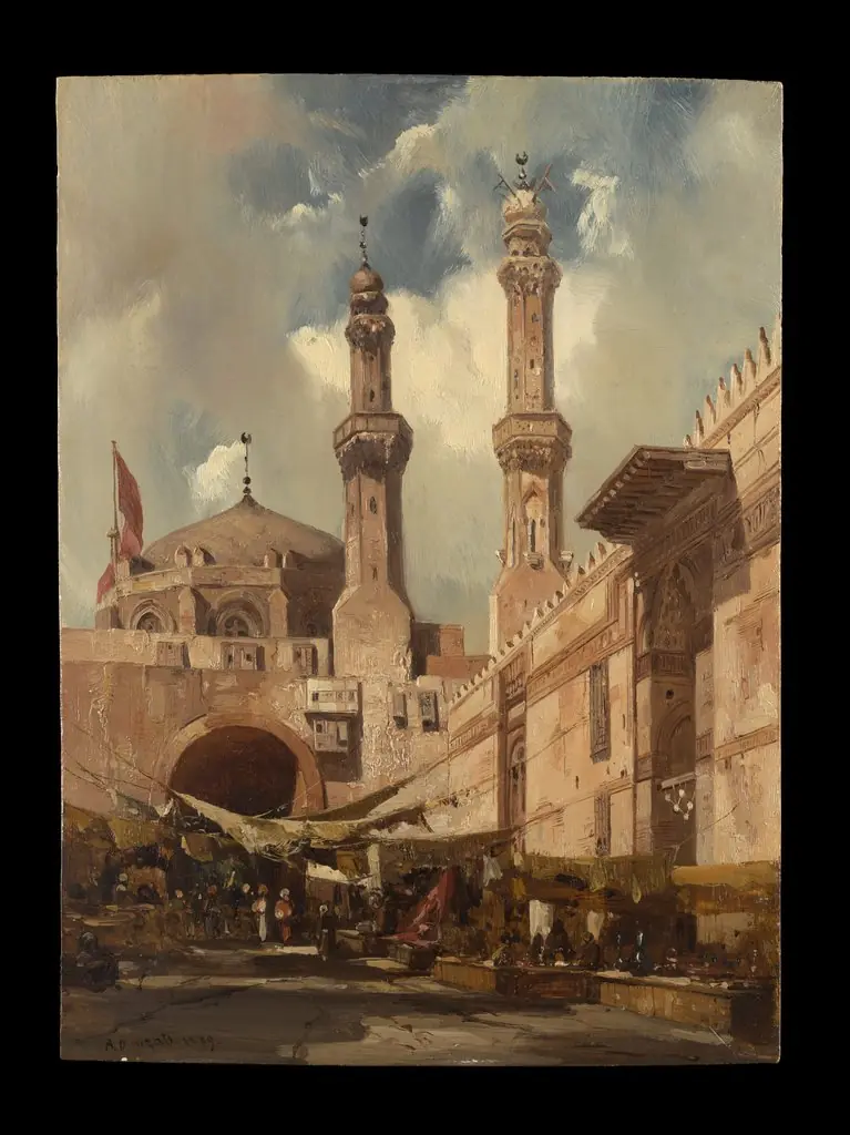 A Cairo Bazaar, by Adrien Dauzats