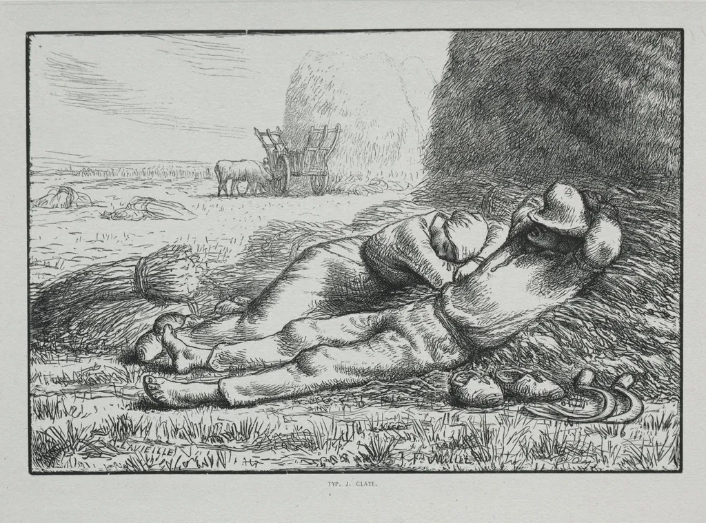 Four Hours of the Day: Noon, by Adrien Lavieille, 1860