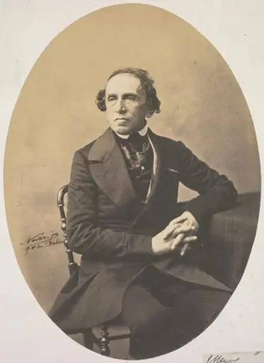 Portrait of Giacomo Meyerbeer (1791-1864), by Adrien Tournachon