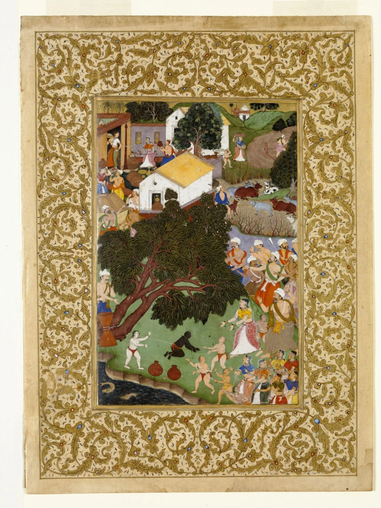 Krishna, detail