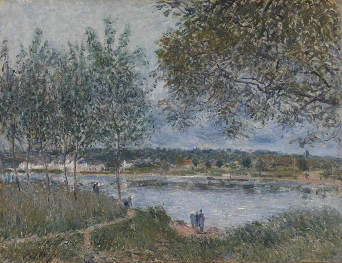 The Path to the Old Ferry at By, detail