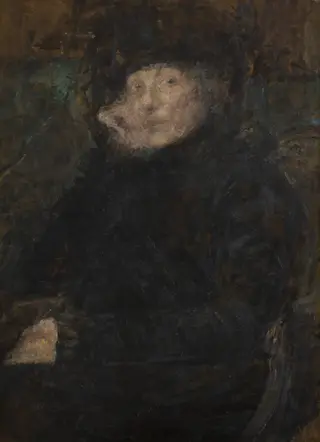 Portrait of Anna Ginzberg, by Olga Boznańska, unspecified, 1900