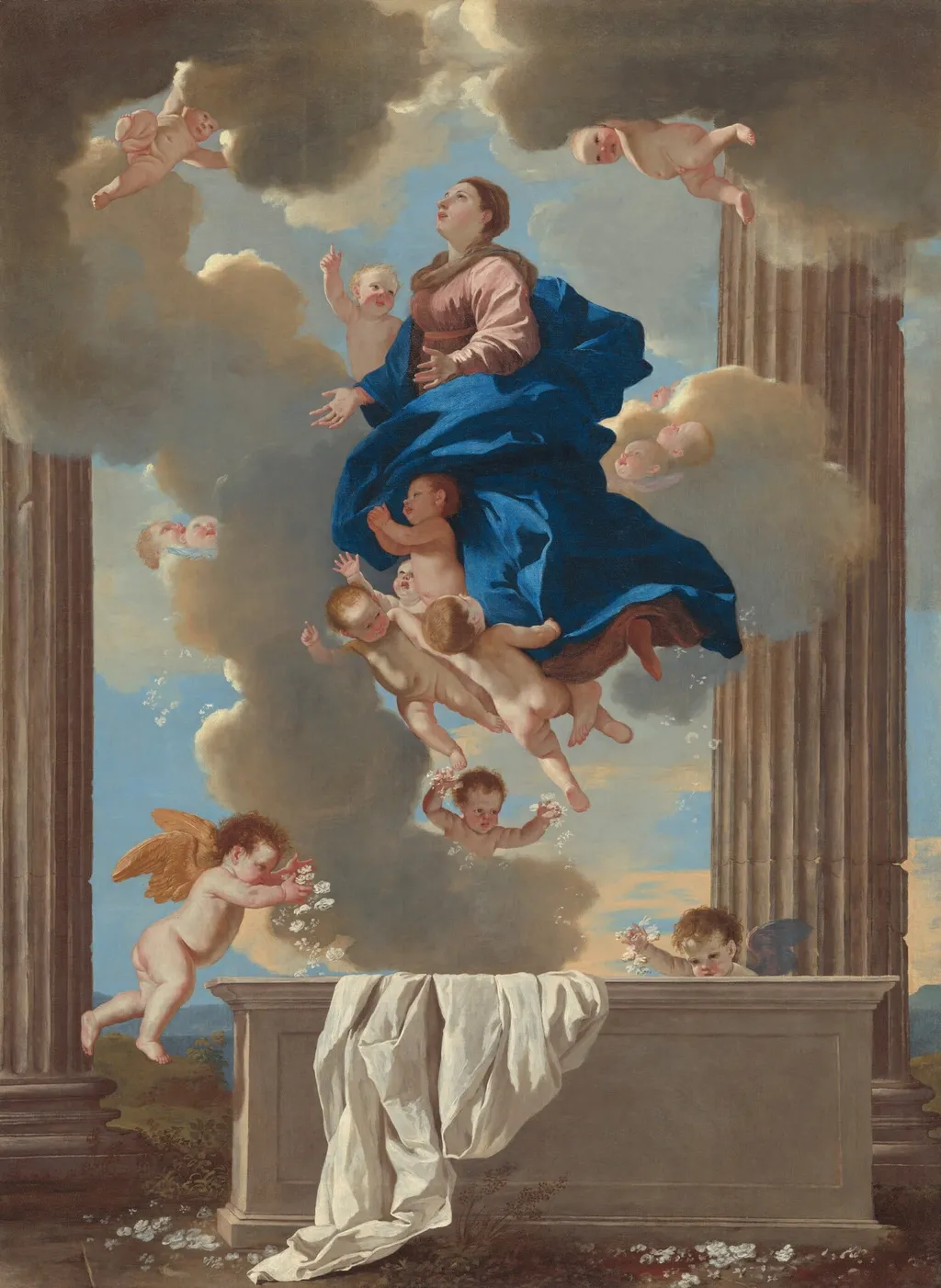 The Assumption of the Virgin, by Nicolas Poussin, oil, 1631