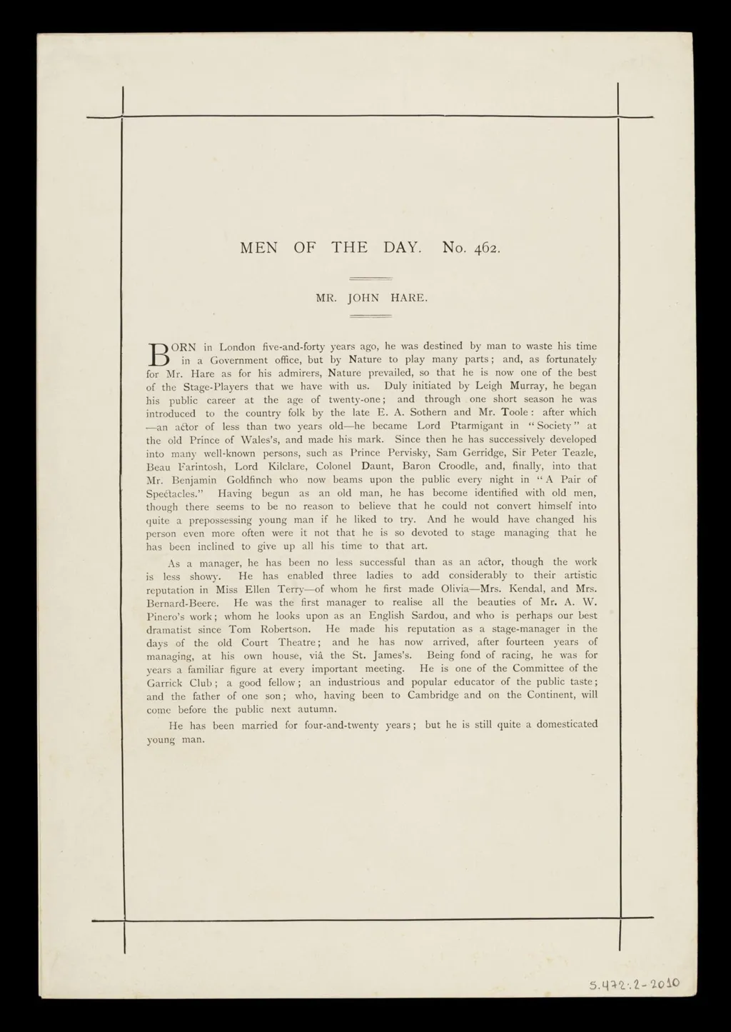 H Beard Print Collection, by Vanity Fair, 1