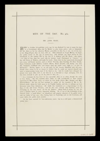 H Beard Print Collection, by Vanity Fair, 1