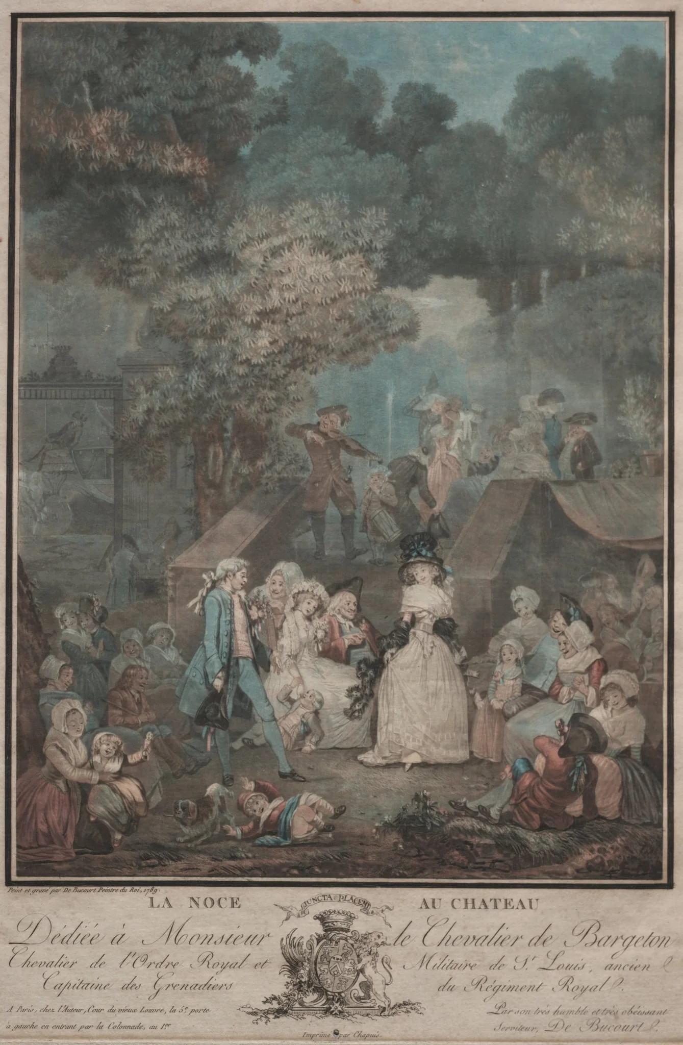 La Noce au Château, detail