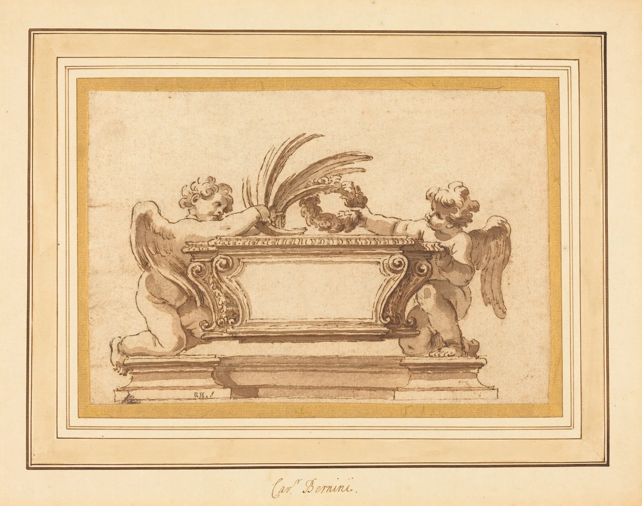 Study for a Reliquary Sarcophagus, detail
