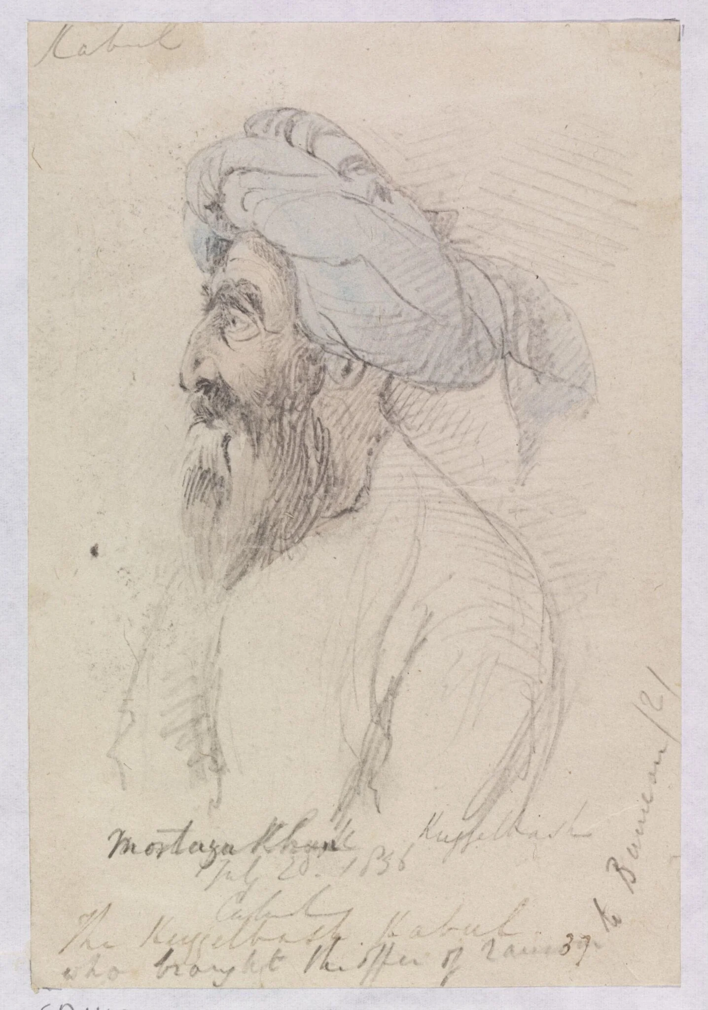 Mortaza Khan Kuzzelbash, detail