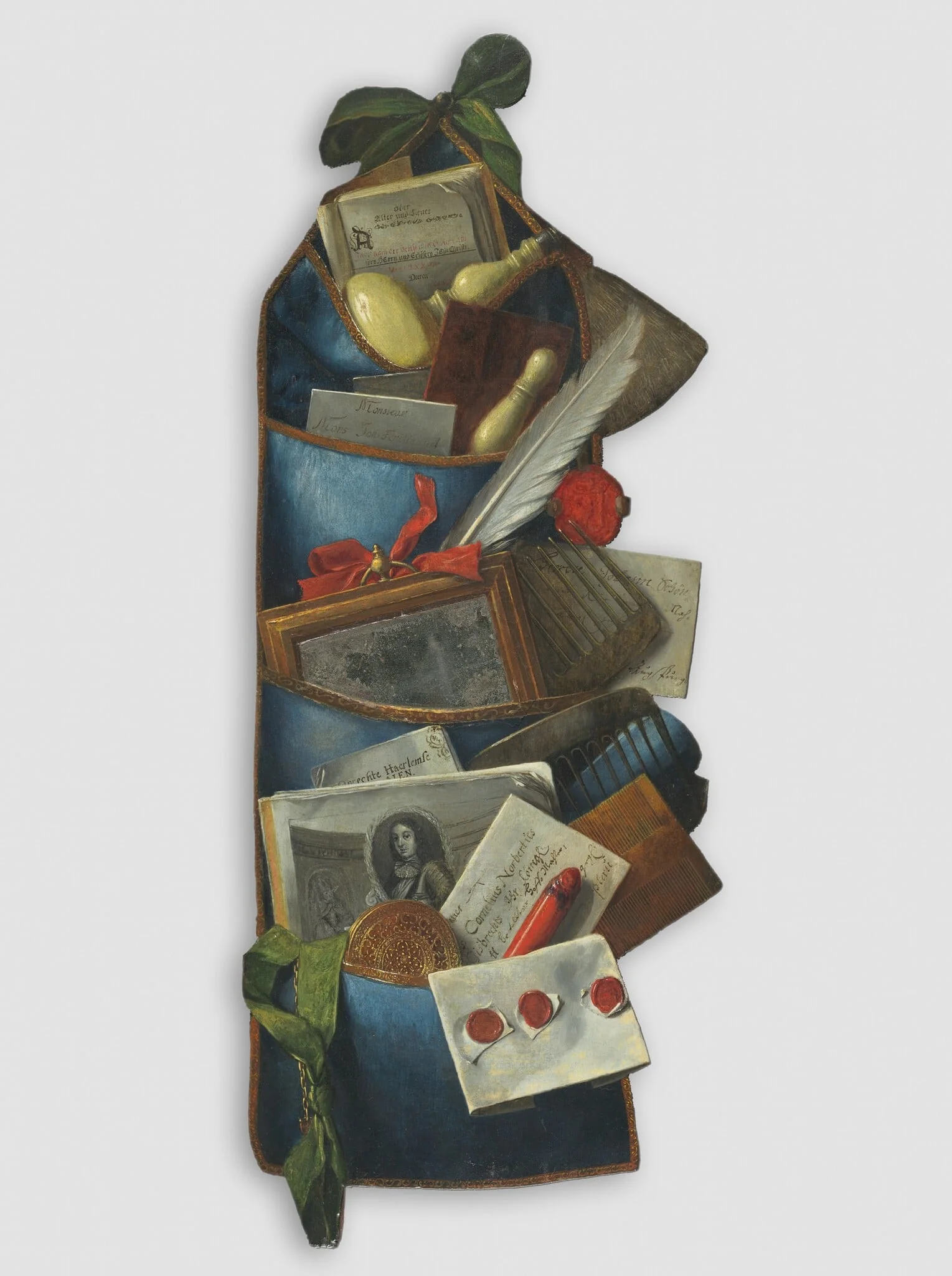 A Hanging Wall Pouch, detail