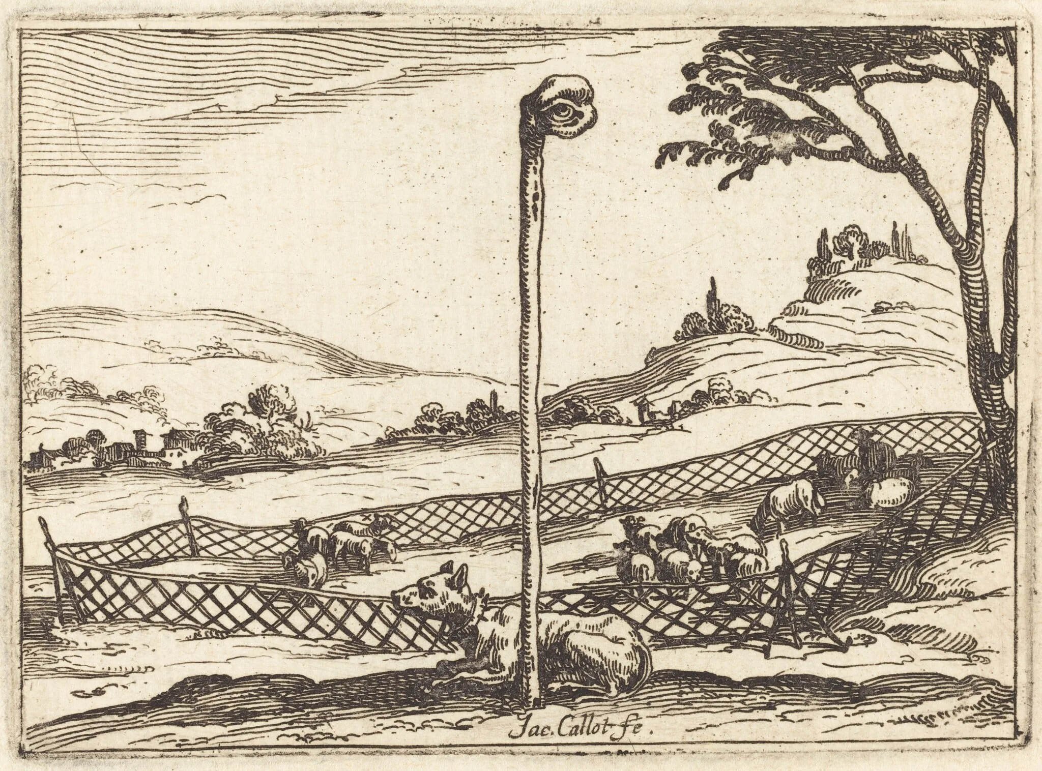 The Vigilant Eye, detail