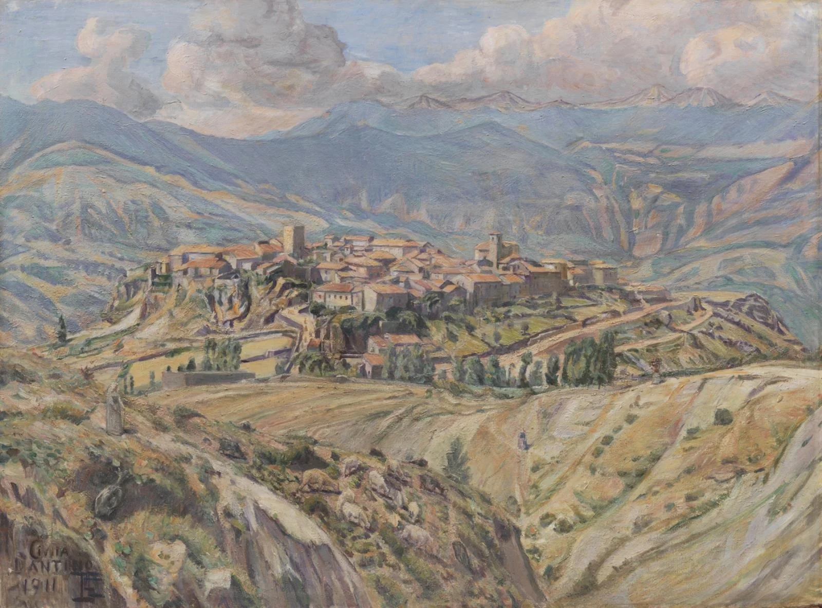 Cività d'Antino in the Abruzzi, detail