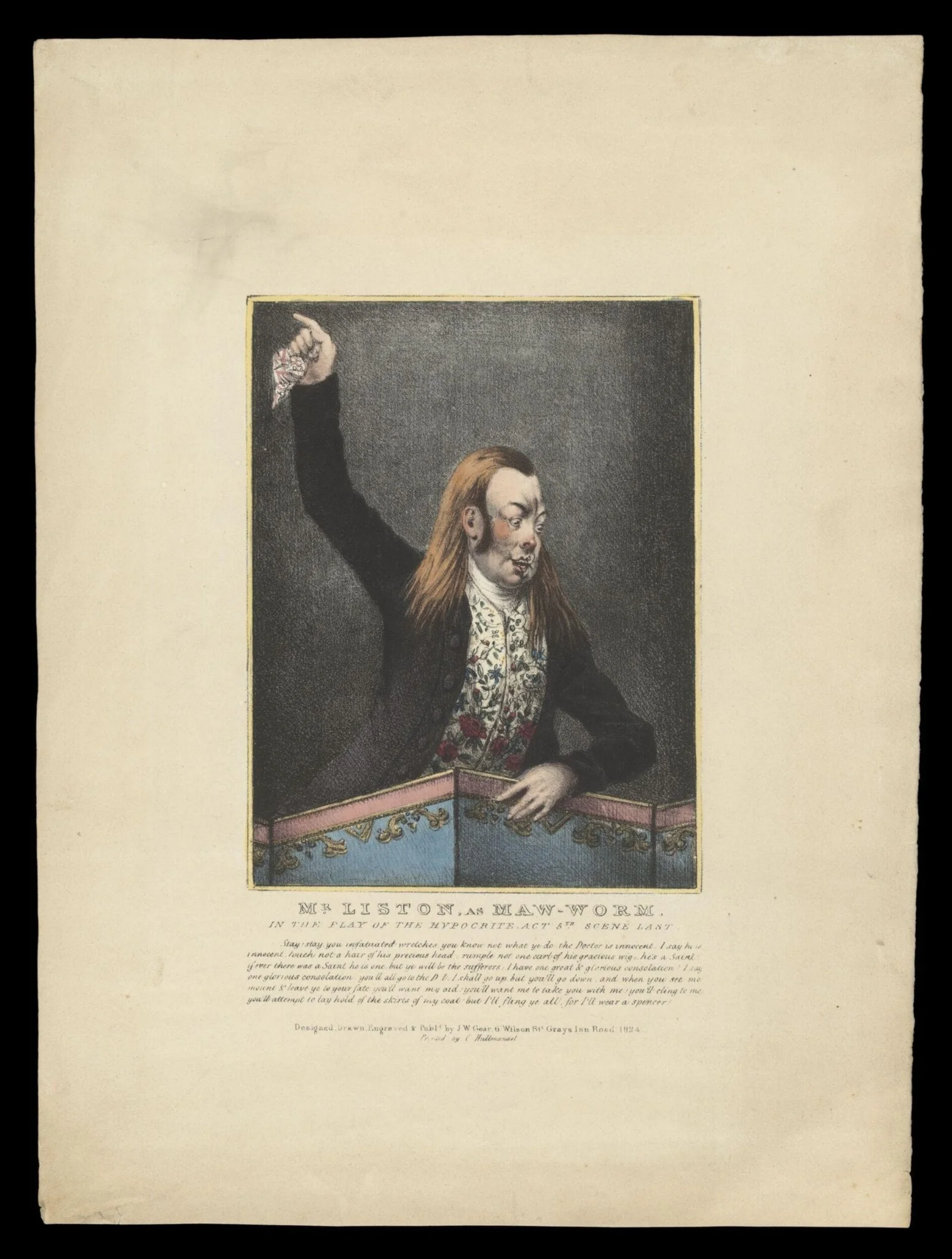H Beard Print Collection, detail