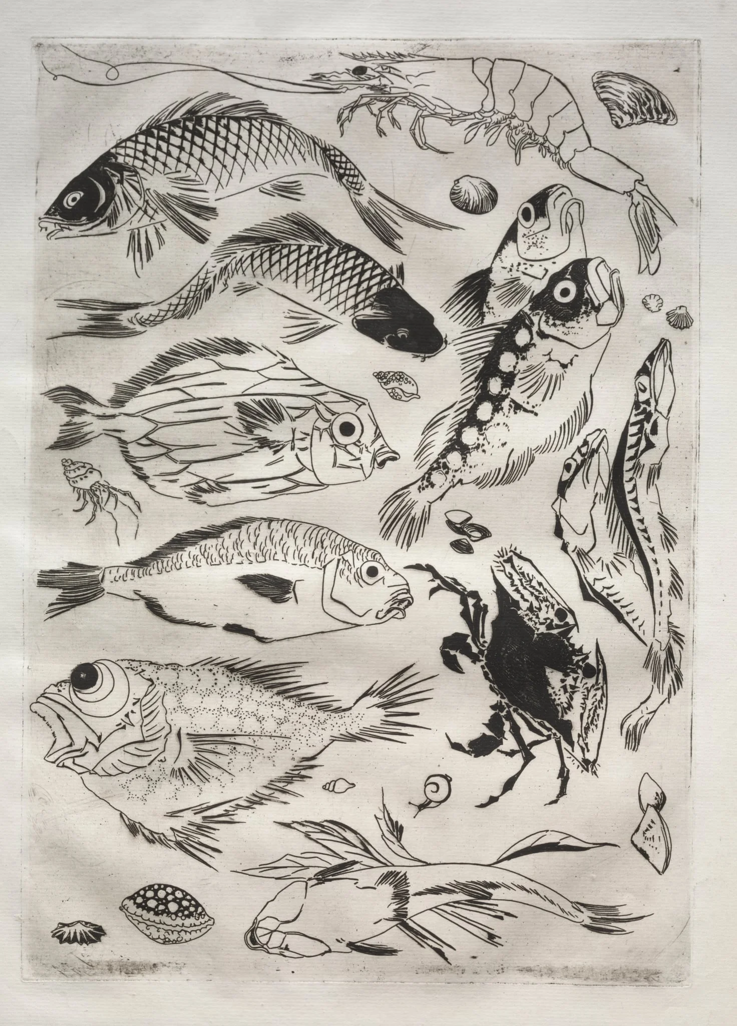 Dinner Service (Rousseau service): Fish (no. 24), detail