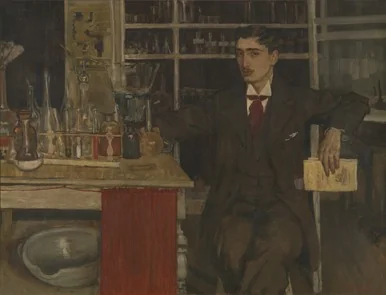 De chemicus. Portret van Robert Goldschmidt, detail