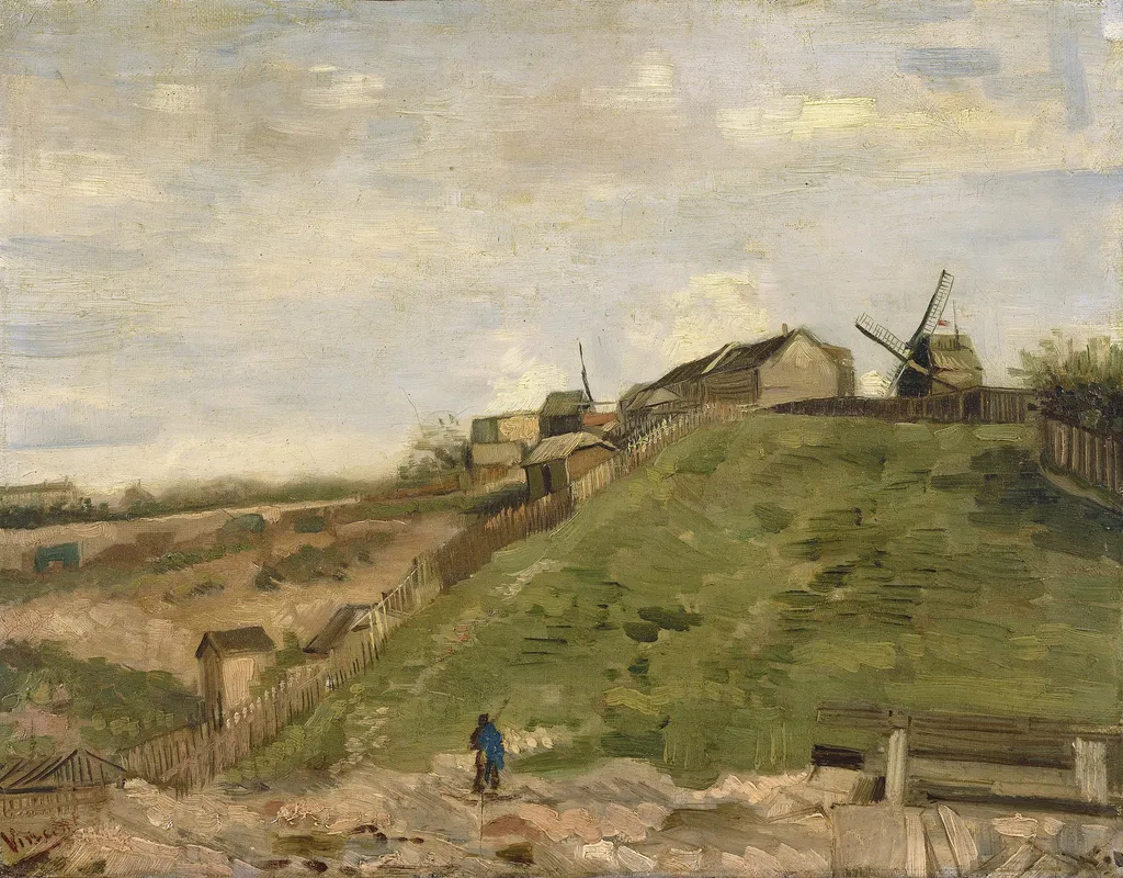 The Hill of Montmartre with Stone Quarry, by Vincent van Gogh, oil