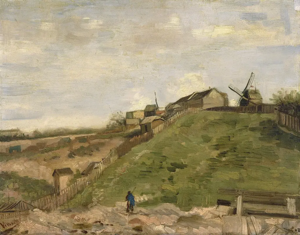 The Hill of Montmartre with Stone Quarry, by Vincent van Gogh, oil