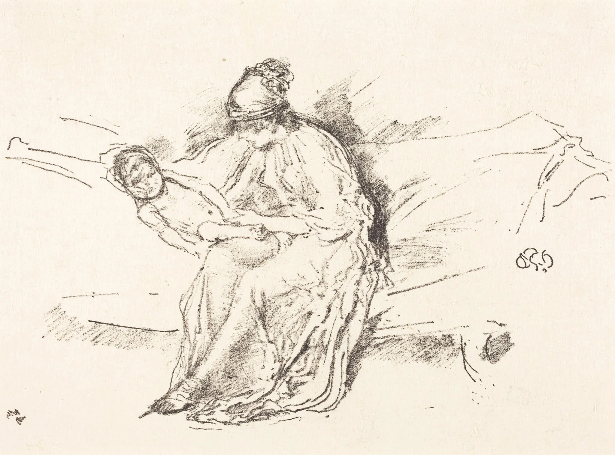 Mother and Child, No. 4, detail