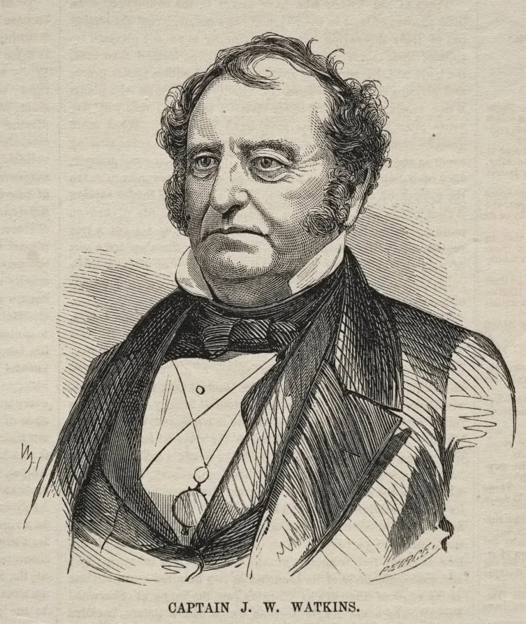 Captain J. W. Watkins, detail