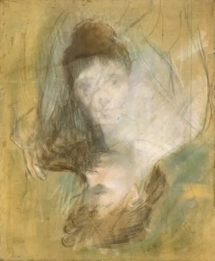 Sketch of a Woman, by Jean-Louis Forain, pastel, 1888