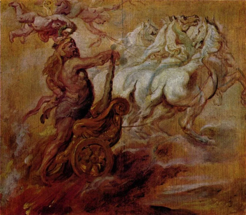 The Apotheosis of Hercules (sketch for Torre de la Parada), detail