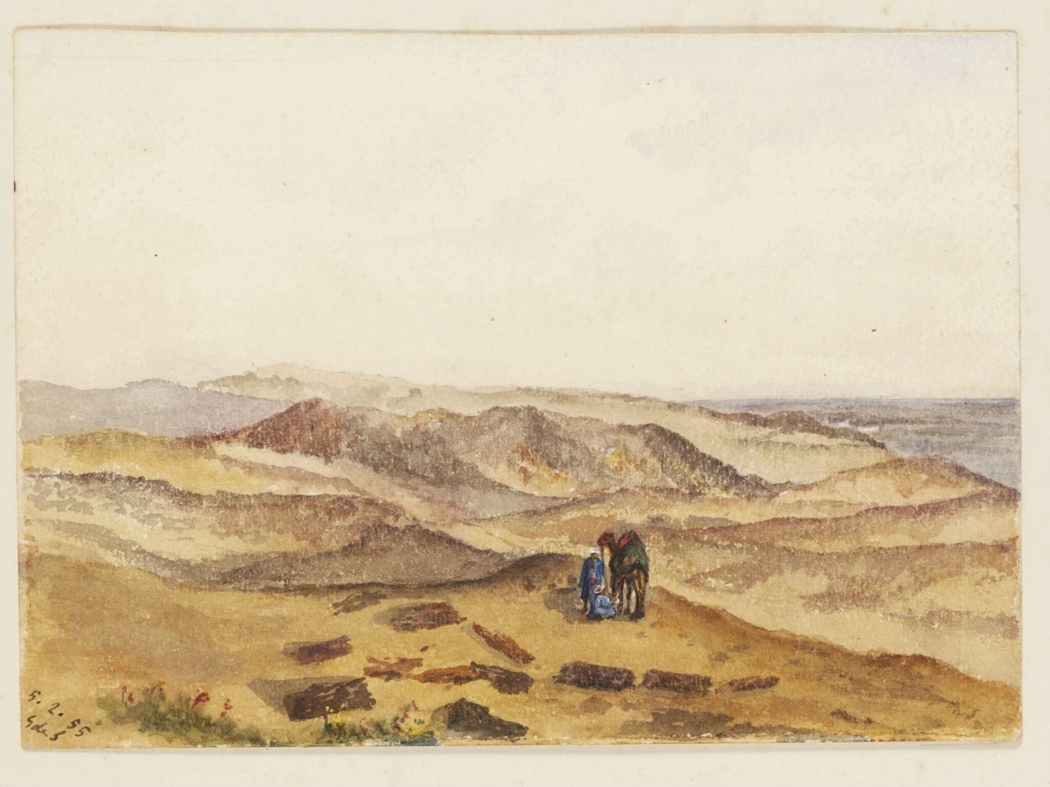 `Petrified Forest Desert near Cairo', detail