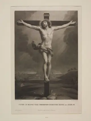 Christ on the Cross, by Antonio Dalcó, 1850