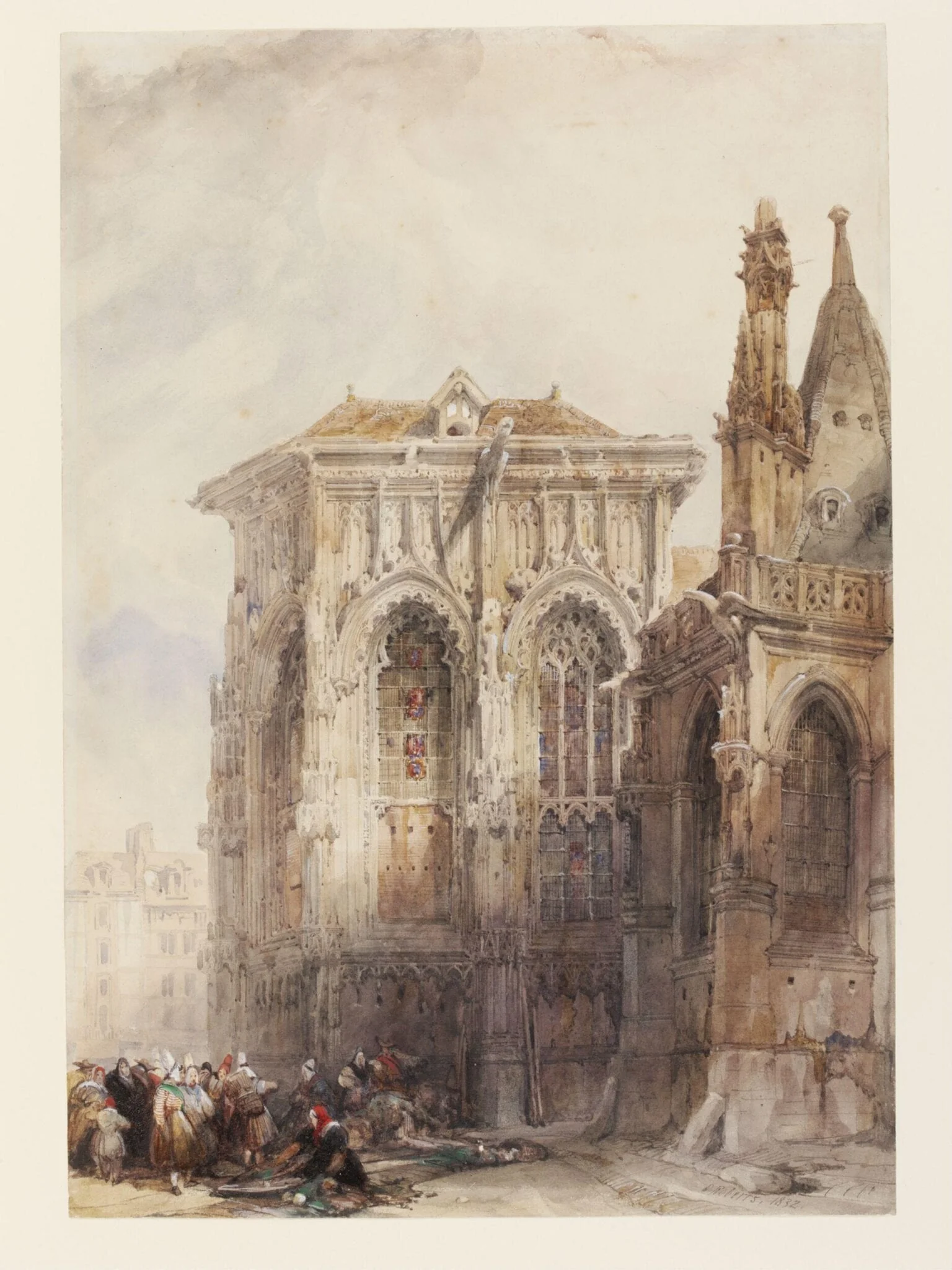 The Lady Chapel of the Church of St Jacques, Dieppe, detail