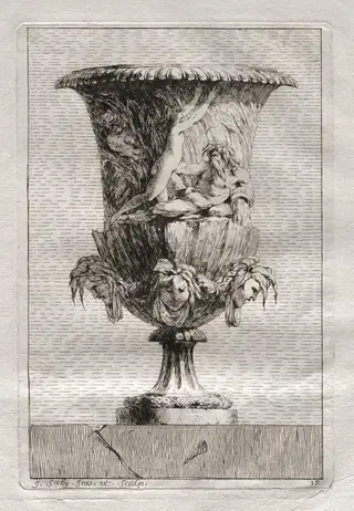 Suite of Vases:  Plate 17, by Jacques François Saly, 1746