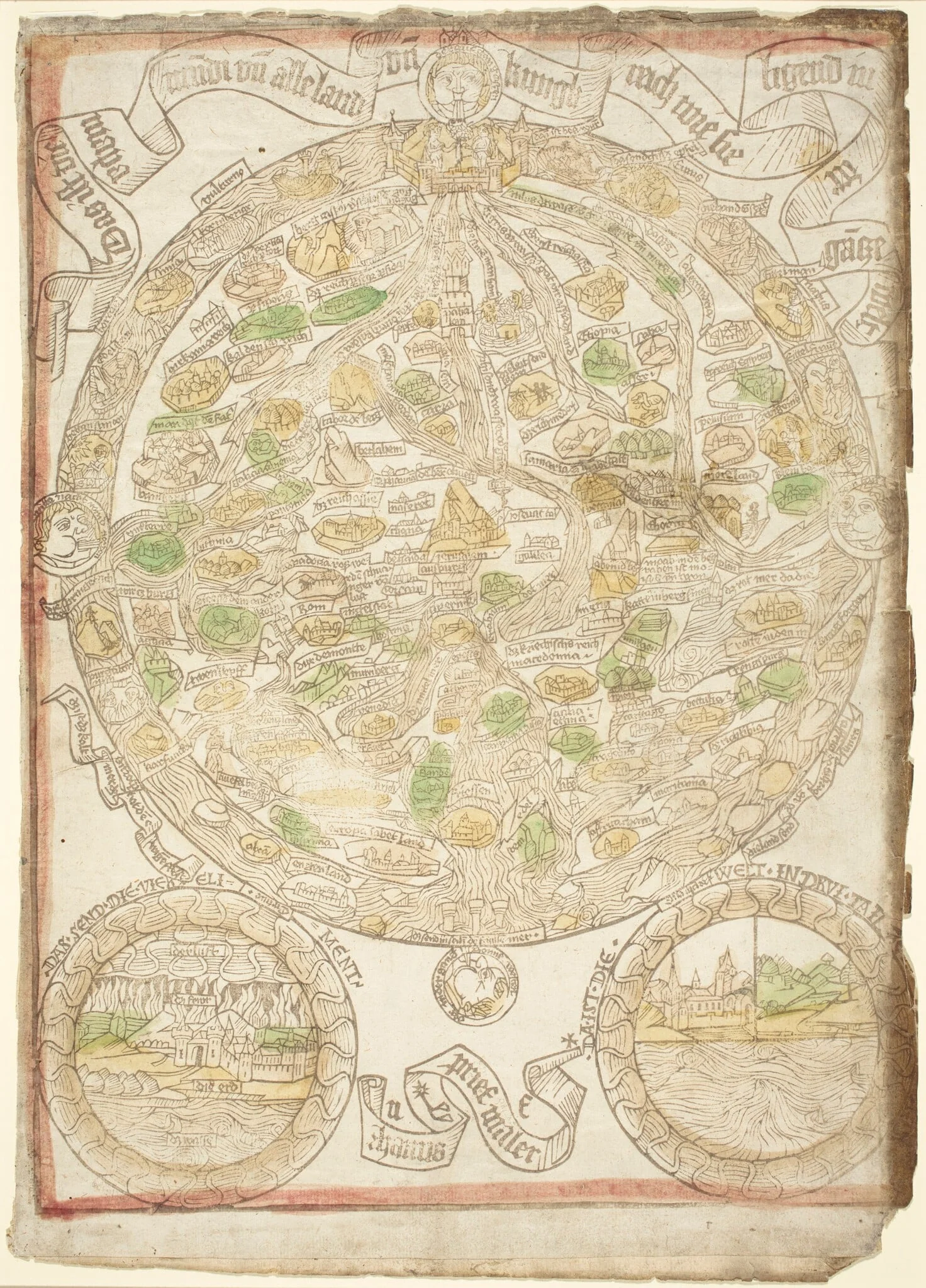 Map of the World, detail