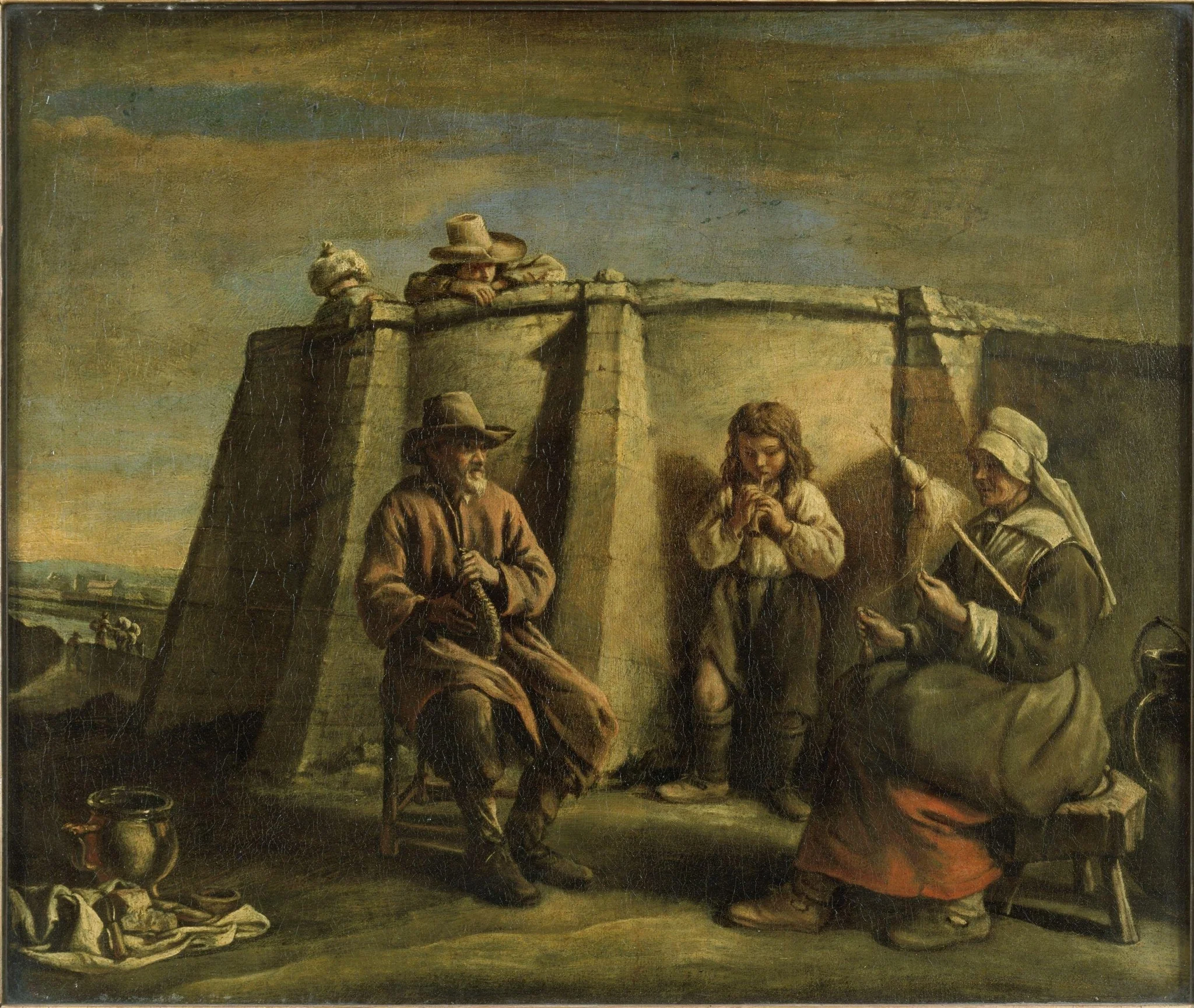 The Flageolet Player, detail