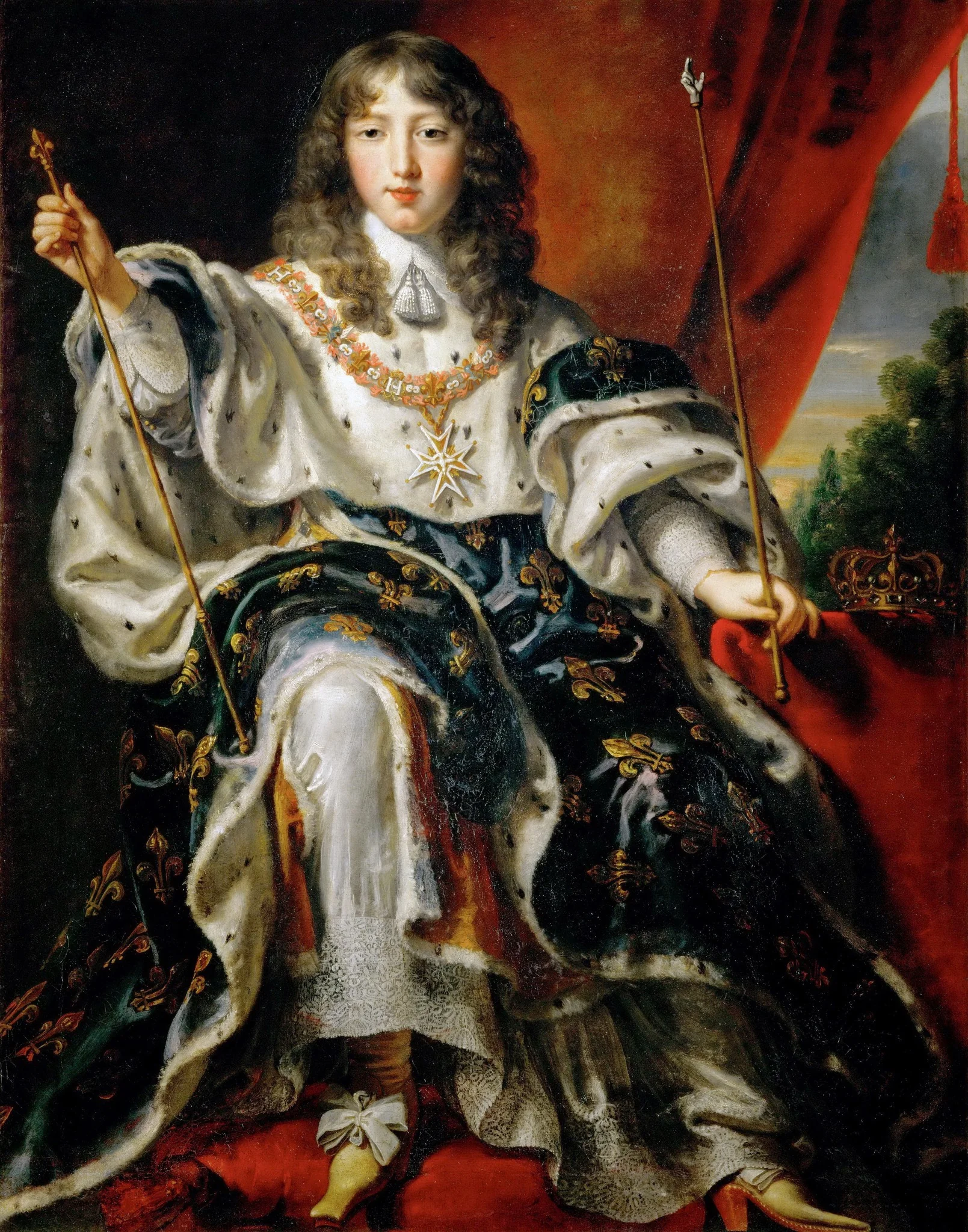King Louis XIV (1638-1715) of France, detail