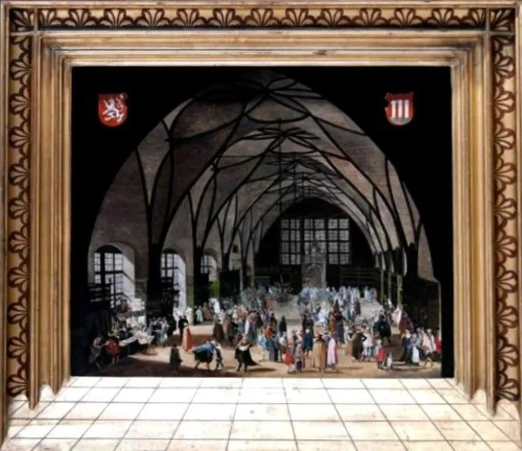 Sala Vladislav din Castelul Hradčani, by Aegidius Sadeler cel Tânăr, unspecified, 1607