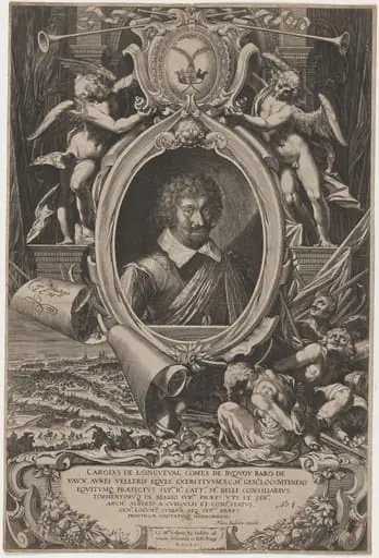 Charles de Longueval, Count de Bucquoi, by Aegidius Sadeler II
